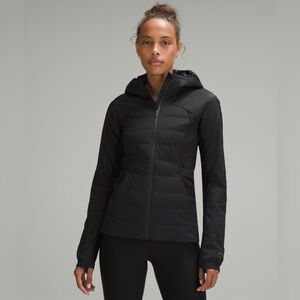 Lululemon ATHLETICA | Black Down For It All Hooded Jacket